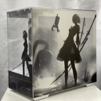 Vente en gros NieR: Automates Gravure Peinture Châssis personnalisé Tour moyenne Boîtiers d'ordinateur Jeu avec fenêtre à panneau latéral