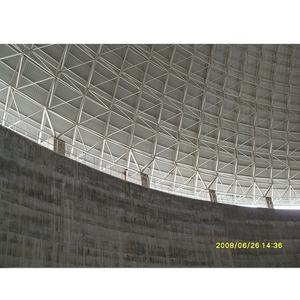 LF Toiture métallique voûtée préfabriquée Structure en acier Boule boulonnée Dôme de stockage Arche de construction Hangar à charbon - Product Image 5