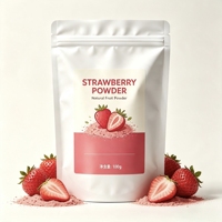 Voedingsmiddelkwaliteit aardbeipoeder, aardbeienfruitpoeder, groothandel, fabriekslevering