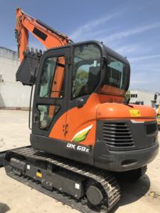 Excavadora de orugas Doosan DX60E DX60 DX55 usada más vendida, buenas condiciones, funcionamiento de 6 toneladas para construcción de ingeniería - Product Image 6