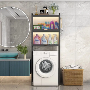 Estante <span class=keywords><strong>para</strong></span> <span class=keywords><strong>Lavadora</strong></span> a Prueba <span class=keywords><strong>de</strong></span> Polvo con Puerta, <span class=keywords><strong>Mueble</strong></span> <span class=keywords><strong>de</strong></span> Almacenamiento <span class=keywords><strong>para</strong></span> Baño, Estante <span class=keywords><strong>de</strong></span> Almacenamiento <span class=keywords><strong>de</strong></span> Gran Capacidad sobre <span class=keywords><strong>la</strong></span> <span class=keywords><strong>Lavadora</strong></span> - Product Image 5