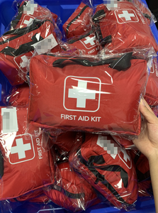 Iece-<span class=keywords><strong>Kit</strong></span> de supervivencia de primeros auxilios personalizado, bolsa vacía con suministros médicos para camping, logotipo de viaje en coche, impermeable, 220 - Product Image 6