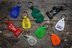 Microhalt phía Tây yên thẻ chìa khóa in kim loại Keychain - Product Image 6