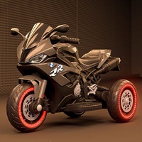 Voiture jouet à batterie pour tout-petits, moto électrique pour enfants avec télécommande, conduite autonome, en plastique, pour garçons et filles