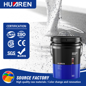 Pintura Epóxica Líquida a Base de Agua Huaren para Pisos, No Tóxica, Inodora, Aplicación con Brocha, para Pisos de Concreto y Cemento, Color Personalizado, 1-2 mm - Product Image 1