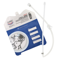 Sacs de stockage de colostrum pour veau en plastique PET de qualité alimentaire, écologiques, jetables, avec bec verseur en silicone pour l'alimentation liquide