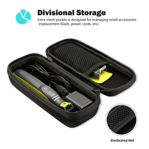 Bolsa de transporte organizadora de viaje para <span class=keywords><strong>recortadora</strong></span> y afeitadora híbrida <span class=keywords><strong>Philips</strong></span> Norelco One Blade - Product Image 2