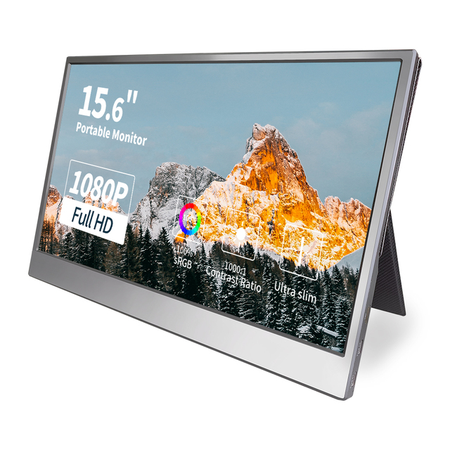 Portable Monitor for Laptop, Portable Monitor 4K Monitor 15.6 Inch 17 17.3 13.3 Inch 144Hz Portable Gaming Monitor Portable
