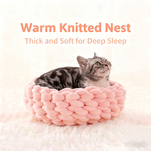 Cama moderna de lujo hecha a mano para perros con relleno de poliéster y patrón sólido de algodón 100% amigable para viajes todas las estaciones - Product Image 5