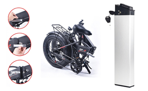 Baterai Ebike 48V 14Ah, Baterai Sepeda Lipat, Akku Sepeda Listrik Terintegrasi untuk Sepeda Listrik 350w 500W 750W 1000w, Sepeda Lipat - Product Image 6