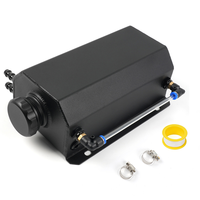 Réservoir de purge d'huile moteur carré, Récipient de récupération des gaz d'échappement en alliage d'aluminium, Grande capacité, Réservoir anti-transbordement 1 L/2 L