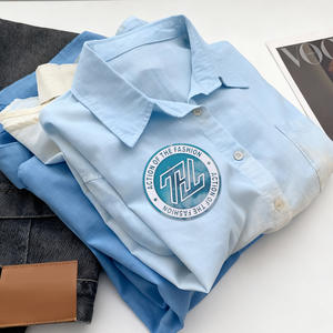 卸売カスタマイズ カスタムデザイン 花柄 エコフレンドリー 3Dロゴオプション ゴム素材 アイロン接着パッチ 衣類用パッチ - Product Image 6