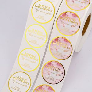 Étiquettes rondes autocollantes en papier pour bougies de massage FX Candle Q, fabriquées aux États-Unis, écologiques, pour usage professionnel - Product Image 2