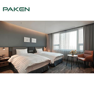 Solusi furnitur proyek perhotelan khusus pemasok furnitur Hotel Satu Atap Set furnitur kamar tidur Hotel dengan desain - Product Image 3