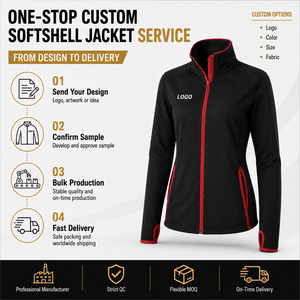 Chaqueta de Forro Polar Personalizada para Mujer con Orificios para Pulgares, Cierre de Cremallera, Manga Larga, Cuello Alto, Color Sólido, OEM, ODM, Marca Privada - Product Image 2