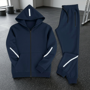 Women's Autumn Casual Gym Sportswear Set Black Hooded Zipper Jacket Jogger <b>Pants</b> Fitness Running Breathable Quick Dry 100% - Product Image 3
