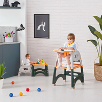 Chaise de salle à manger moderne en plastique 4-en-1 Kidilo Tables et chaises pour enfants directement du fournisseur de l'usine