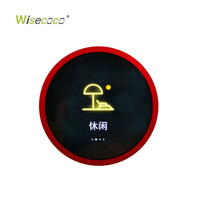 Fabricante Profesional Personaliza Pantalla LCD TFT Circular, Panel de Metal de Aluminio a Color, Interruptor de Perilla para Pantalla LCD