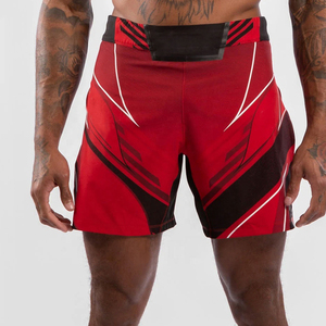 Ropa de MMA de Diseño Personalizado al por Mayor de Fábrica, Impresión Digital, 100% Poliéster Elástico de Secado Rápido, para Artes Marciales de Combate - Product Image 4