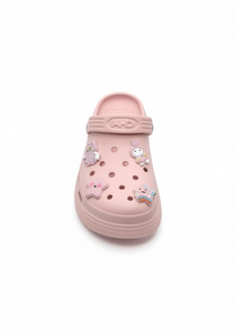 Sandali Zoccoli per Bambini con Spille Animate, Taglia 21, Scarpe Estive per Bambine, Suola in EVA, Punta Tonda, Slip-On - Product Image 1