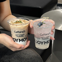 Private label merk lancering aangepaste logo OEM ODM transparante composteerbare PLA bekers voor cafe, sap- en smoothiezaak