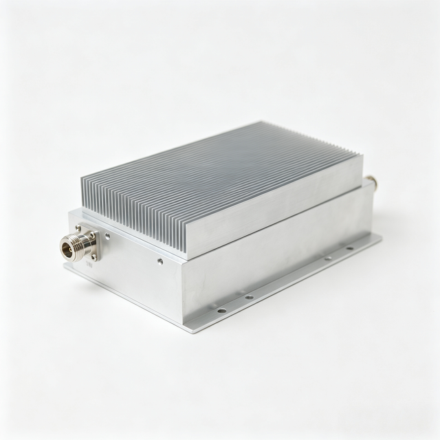 Industrial VHF Radio Power Amplifier Module 48dB Gain 28-32V Power Supply Remote Control Water Resistant Durable
