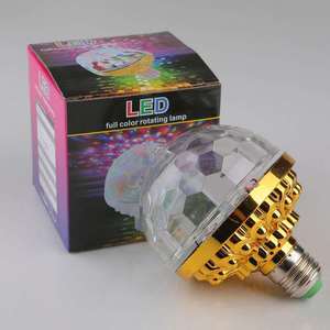 Lampe de projection RGB E27 Mini Rotative Effet Boule Magique pour Fêtes, Soirées, KTV, Bars, Scènes et Mariages - Product Image 3