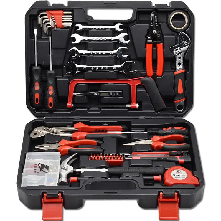 KAFUWELL-Juego de herramientas de mano profesionales, alta calidad, H14002A, 112 unidades