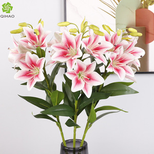 Flores Artificiales de Lirio del Sol en Miniatura con Múltiples Cabezas, de Seda, Alta Simulación, para Decoración de Bodas, Accesorios de Fotografía y Decoración del Hogar - Product Image 5