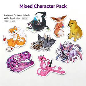 Juego de Pegatinas de Anime y Dibujos Animados, Impermeables, Autoadhesivas, de Vinilo, Forma Irregular, Impresión Nítida, para Regalos, Manualidades y Decoración - Product Image 2