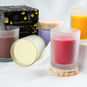 Vente en gros <span class=keywords><strong>de</strong></span> bougies parfumées personnalisées OEM, coffret cadeau, marque privée, bougies <span class=keywords><strong>de</strong></span> luxe en cire <span class=keywords><strong>de</strong></span> soja, pots en verre aromatiques, bougies Doftljus - Product Image 4