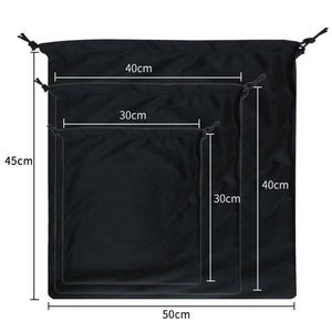 Sacs en daim à cordon de serrage, pochettes en velours, sacs anti-poussière personnalisés de haute qualité pour vêtements, 50*45cm, vente en gros - Product Image 5