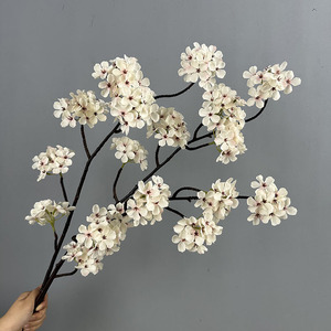 EG-E107 Decoración de Flores Artificiales para Fiestas, Organización de Eventos, Fondo Fotográfico, Flor de Pera Blanca para Boda - Product Image 4