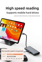 11 in 1 USB C Docking Station 4K VGA RJ45 PD SD TF Audio USB C Hub Laptop Adapter Tersedia Tanpa Minimum Order