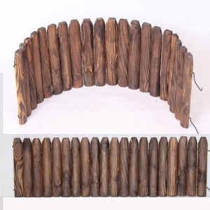 Gran oferta, decoración de jardín duradera, <span class=keywords><strong>valla</strong></span> de <span class=keywords><strong>madera</strong></span> para exteriores, <span class=keywords><strong>valla</strong></span> de <span class=keywords><strong>madera</strong></span> anticorrosiva - Product Image 2