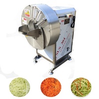 Industriële fruitversnipperaar en -snijmachine voor papaja, wortel, gember, wortelgroenten, lotus, en de behoeften van bakkers; kerncomponent: motor