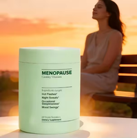 Vitamines en gommes pour la ménopause |   60 Gummies véganes |   Complément alimentaire pour les bouffées de chaleur, les sueurs nocturnes et le soutien de l'humeur