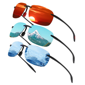 2025 Ultra ligero TR90 Material TAC polarizado <span class=keywords><strong>True</strong></span> Film sin marco al aire libre gafas de sol hombres mujeres deportes ciclismo gafas de sol - Product Image 1