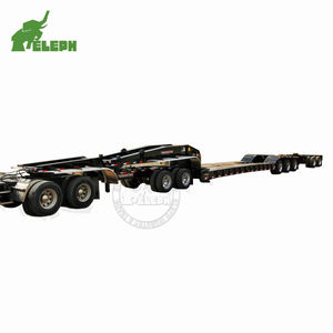 4 as roda dan 3 baris 6 as roda 150 ton rendah Semi Trailer - Product Image 3