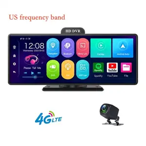 Son 10.26 inç Dash kamera 8 çekirdek 4 + 64G WiFi Bluetooth araba dvr'ı ADAS GPS 24h Park monitör dikiz aynası kamera Video kaydedici