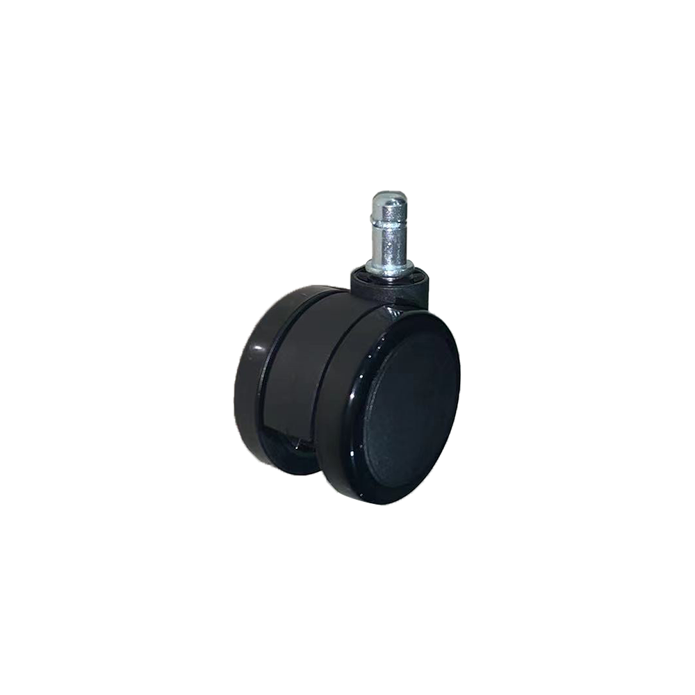 office chair caster wheel with brake unloaded