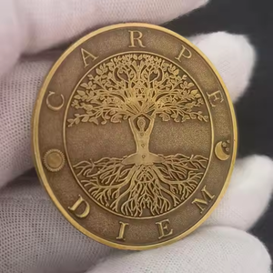 Gaya antik Memento Mori lencana koin medali pengingat Spiritual seni Gotik Koleksi peringatan tantangan koin - Product Image 4