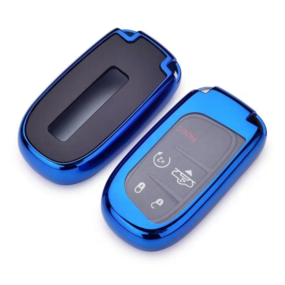 Бесплатная доставка ТПУ чехол для автомобильных ключей кошельки для Jeep Grand Cherokee Compass Patriot Dodge Journey Chrysler 300C Renegade чехол для ключей