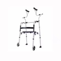 Vente en gros directe de déambulateurs orthopédiques mobiles de type béquille pour personnes âgées et handicapées, aides à la marche