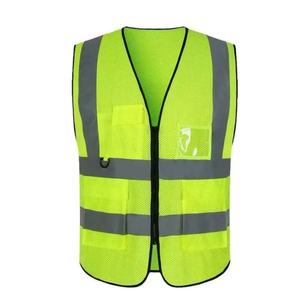 Chaleco de Seguridad Personalizable Directo de Fábrica, Ligero, de Poliéster Reflectante, con Múltiples Bolsillos, Logotipo Personalizado para Uso Industrial - Product Image 3