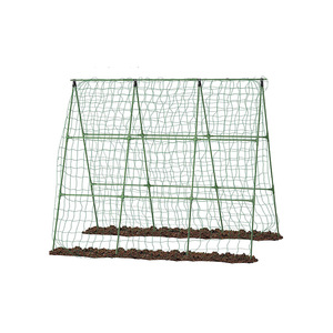 Treillis rectangulaire en plastique vert pour plantes, facile à assembler, pour le soutien des plantes dans le jardin - Product Image 1