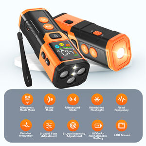 Dispositifs <span class=keywords><strong>anti</strong></span>-aboiement ultrasoniques 3X réglables sur 5 niveaux, portée de 23 pieds, pour corriger le mauvais comportement des chiens errants - Product Image 4