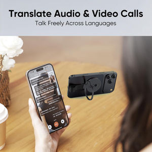 Traducteur vocal IA X5 ultra-fin, modèle ChatGPT de grande taille, transcription en temps réel, résumé de réunion, appareil portable Bluetooth, noir - Product Image 6