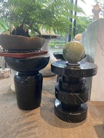 Kalter Jade-Marmor-Stein Couchtische grüne Naturstein-Tische für Heimdekoration