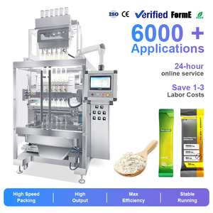 Machine d'emballage automatique multi-voies pour sachets de poudre 10g-20g, machine d'emballage de poudre d'électrolyte - Product Image 1